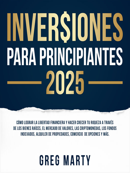 Title details for Inversiones Para Principiantes 2024 by Greg Marty - Available